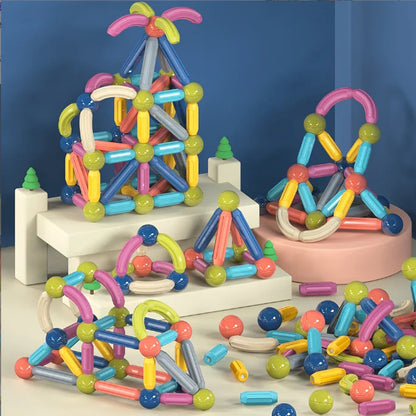Magnetic Stick & Ball Building Set – Boost Creativity & Learning