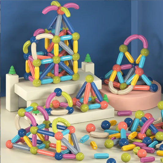 Magnetic Stick & Ball Building Set – Boost Creativity & Learning