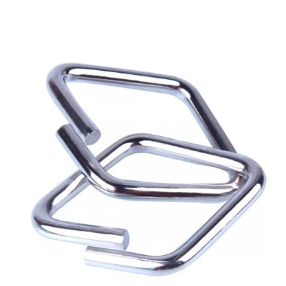 Metal IQ Puzzle Set (12 Pcs) – Brain Teaser Wire Puzzles for Kids & Adults