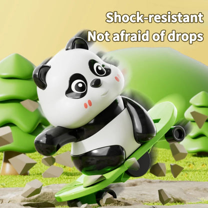 JOYFROG Action Panda 3-Piece Toy Set – Cute Moving & Rotating Panda Toys for Kids | Interactive Wind-Up Play Set