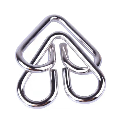 Metal IQ Puzzle Set (12 Pcs) – Brain Teaser Wire Puzzles for Kids & Adults