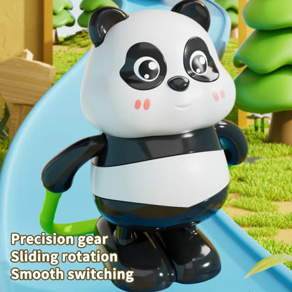 JOYFROG Action Panda 3-Piece Toy Set – Cute Moving & Rotating Panda Toys for Kids | Interactive Wind-Up Play Set