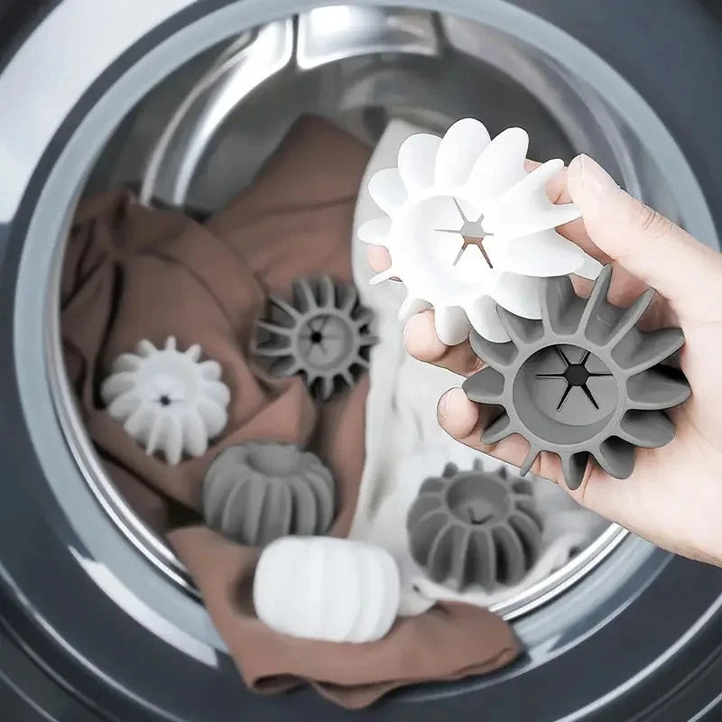 15 Pcs Reusable Silicone Laundry Balls for Washing Machine | Anti-Tangle & Lint Remover