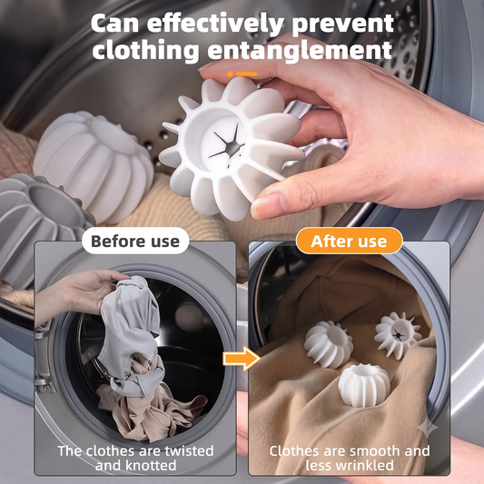 15 Pcs Reusable Silicone Laundry Balls for Washing Machine | Anti-Tangle & Lint Remover