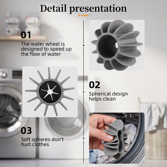 15 Pcs Reusable Silicone Laundry Balls for Washing Machine | Anti-Tangle & Lint Remover